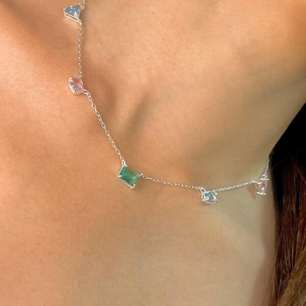 CHOKER COLORS - PRATA 925