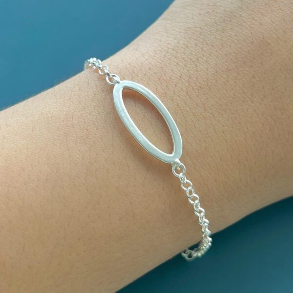 PULSEIRA OVAL - PRATA 925