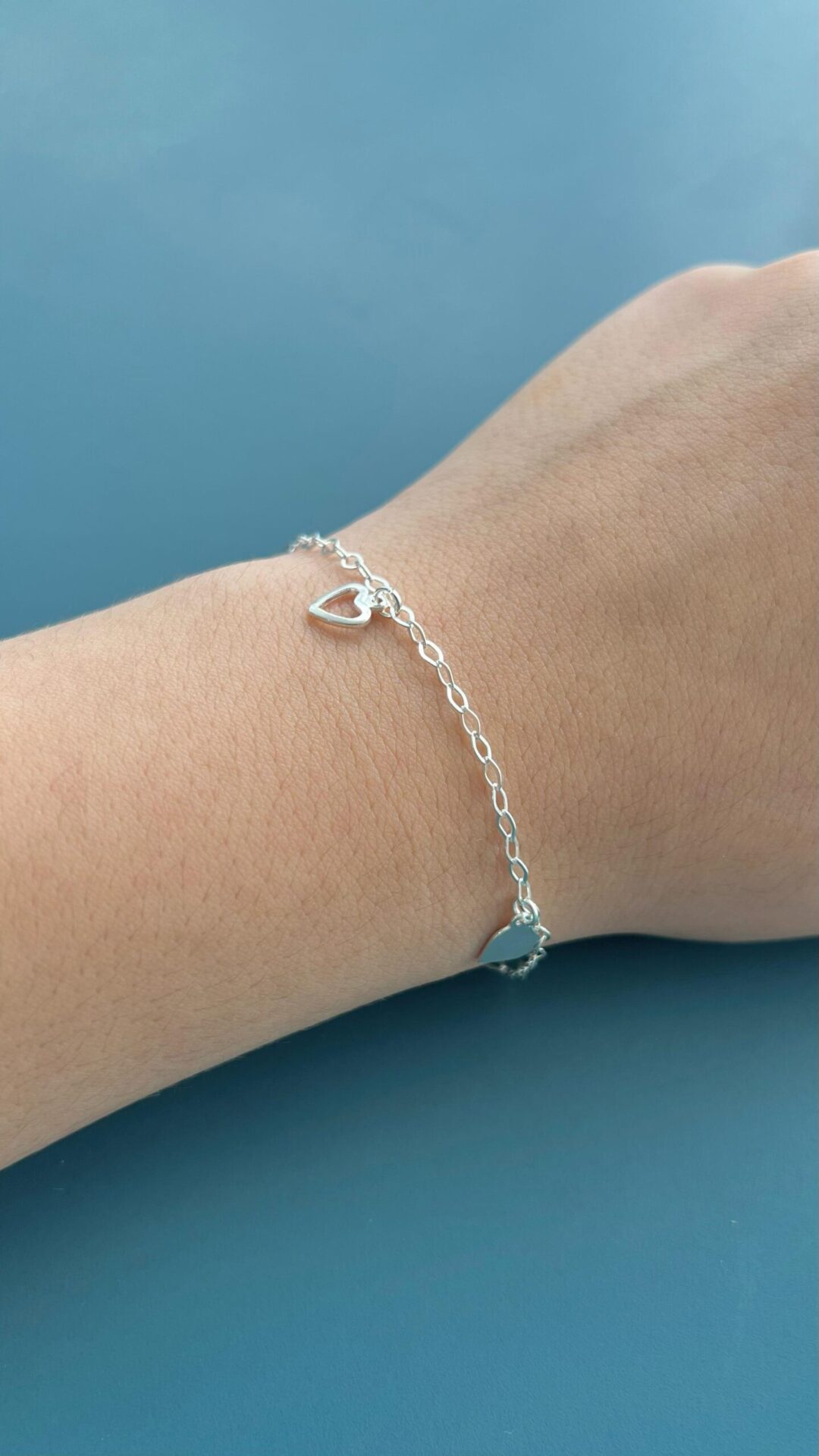 PULSEIRA CORAÇÕES - PRATA 925