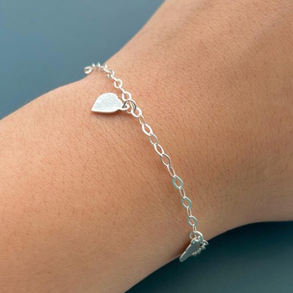 PULSEIRA CORAÇÕES - PRATA 925