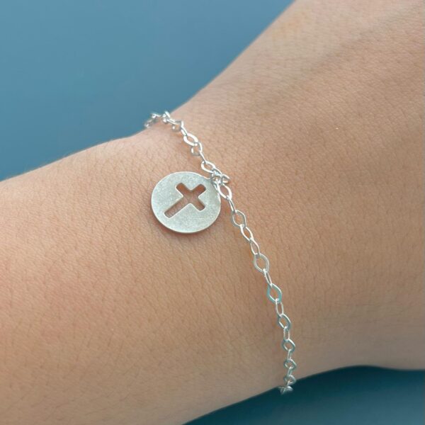 PULSEIRA CRUZ - PRATA 925