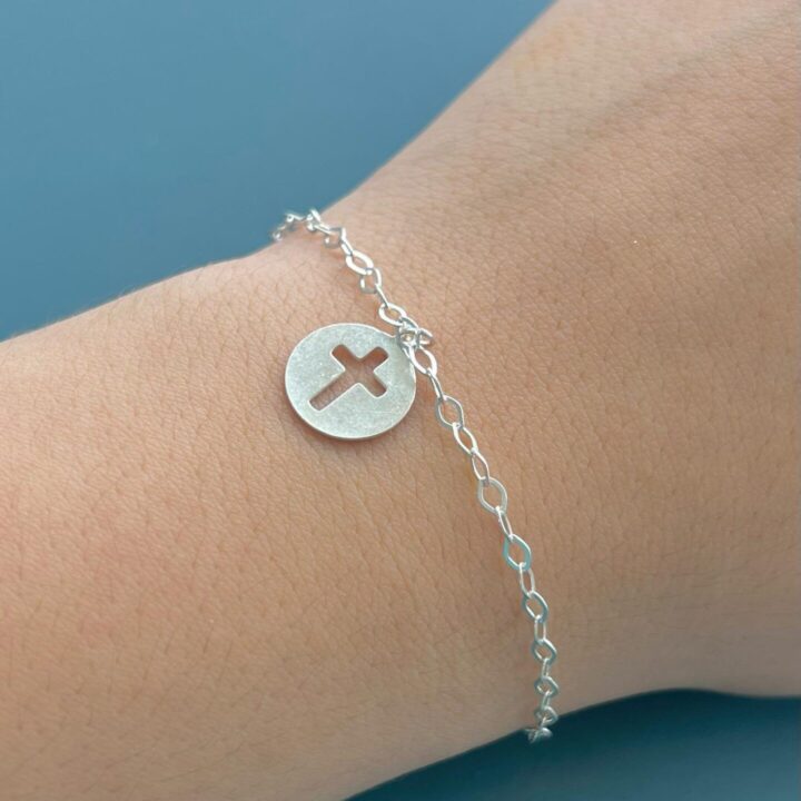 PULSEIRA CRUZ - PRATA 925