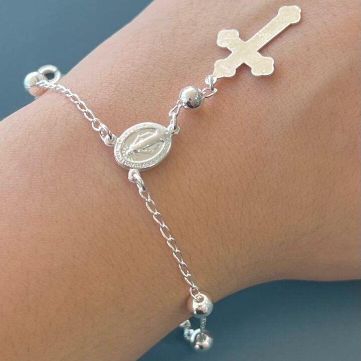 15252541433-whatsapp-image-2024-02-19-at-15-07-29.jpeg PULSEIRA TERÇO NOSSA SENHORA DAS GRAÇAS - PRATA 925