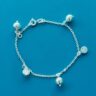 PULSEIRA BOLINHAS COM ZIRCÔNIAS - PRATA 925