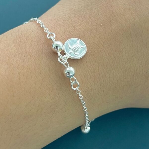 PULSEIRA TARTARUGA - PRATA 925
