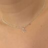 CHOKER  CORAÇÃO COM ESTRELA - PRATA 925