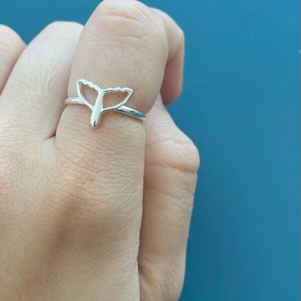 ANEL RABO DE BALEIA -PRATA 925 - 20