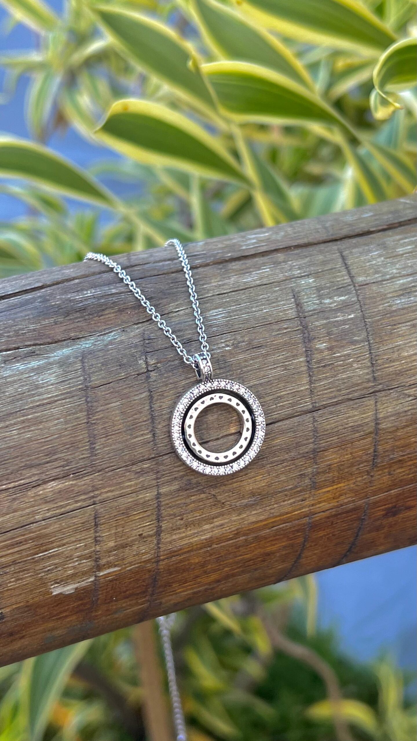 COLAR CÍRCILOS / INSPIRAÇÃO PANDORA - PRATA BALI 925