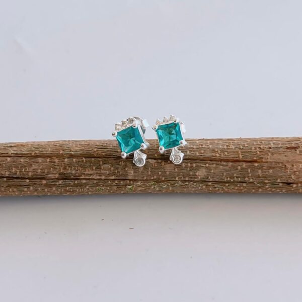 BRINCO ZIRCÔNIA TURMALINA - PRATA 925