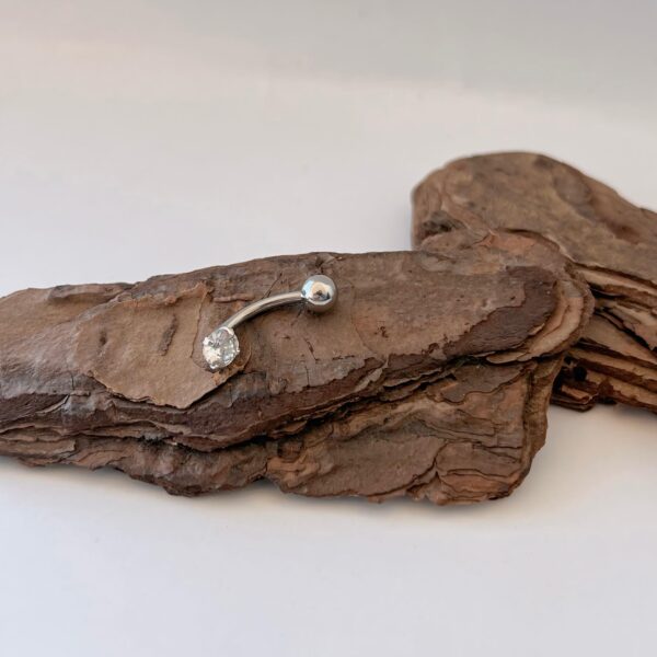 PIERCING UMBIGO - PRATA 925