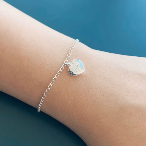 PULSEIRA CORAÇÃO - PRATA 925