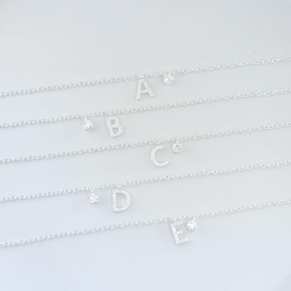PULSEIRA DE LETRA CRAVEJADA - PRATA 925
