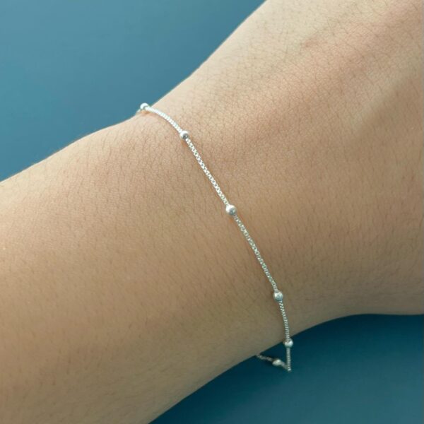 PULSEIRA BOLINHA / V12 - PRATA 925