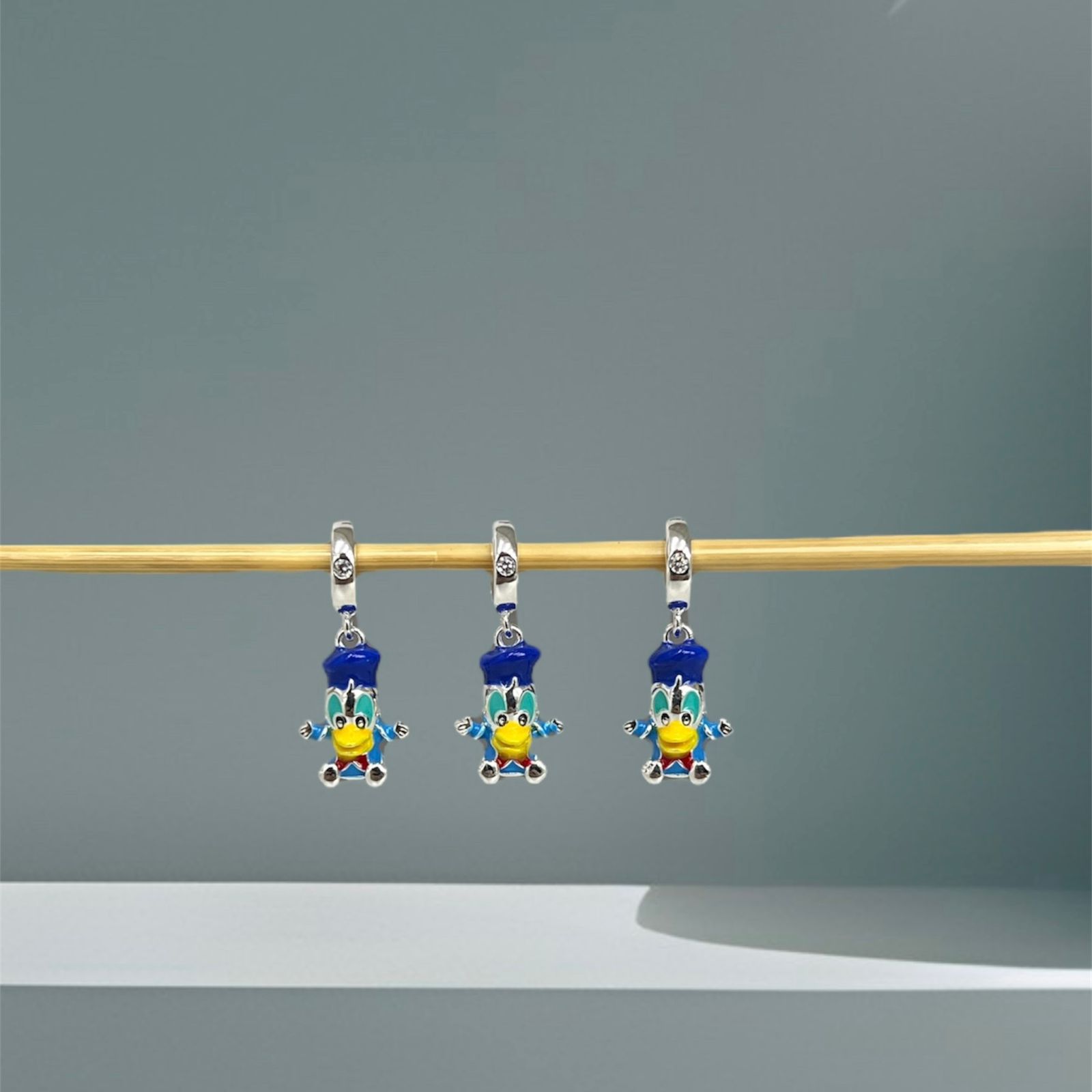 BERLOQUE PATO DONALD - PRATA 925