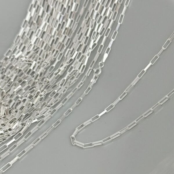 CORRENTE CARTIER QUADRADO / 70 CM - PRATA 925