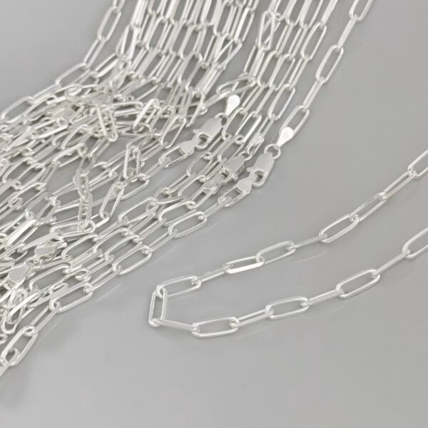 CORRENTE CARTIER ALONGADO / 70 CM - PRATA 925