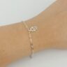 PULSEIRA MÃO DE FÁTIMA - PRATA 925