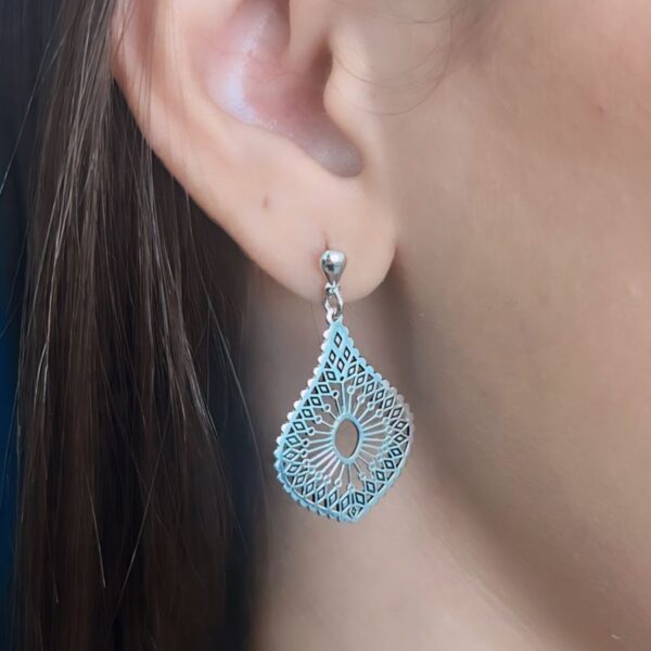 BRINCO CORTE A LASER - PRATA 925