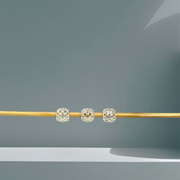 BERLOQUE SEPARADOR FLOR - PRATA 925