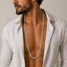 Corrente Masculina Elo 3x1 70 cm Prata 925