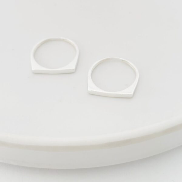 ANEL QUADRADO - PRATA 925 - 17