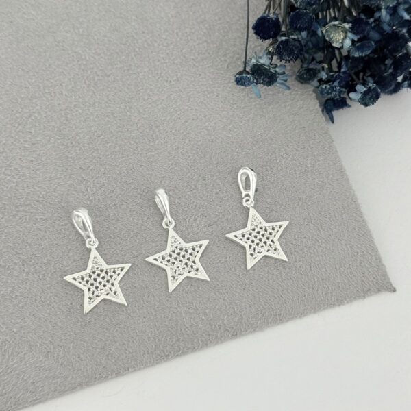 PINGENTE ESTRELA - PRATA 925