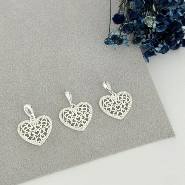 PINGENTE CORAÇÃO - PRATA 925