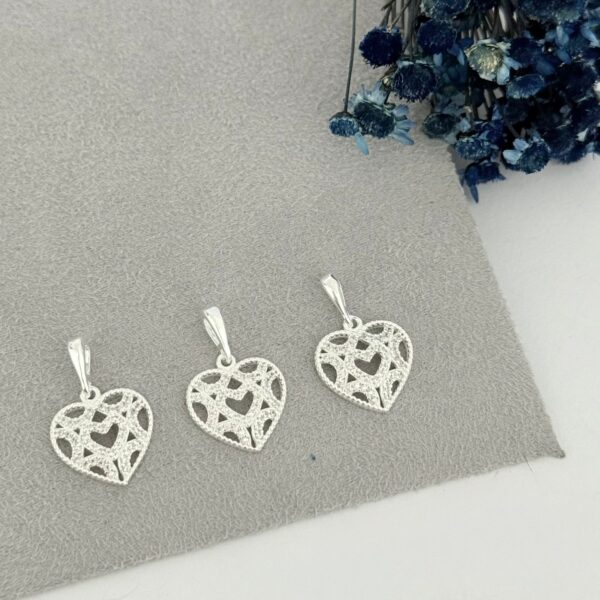 PINGENTE CORAÇÃO – PRATA 925