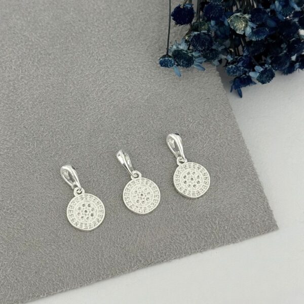 PINGENTE REDONDO  - PRATA 925