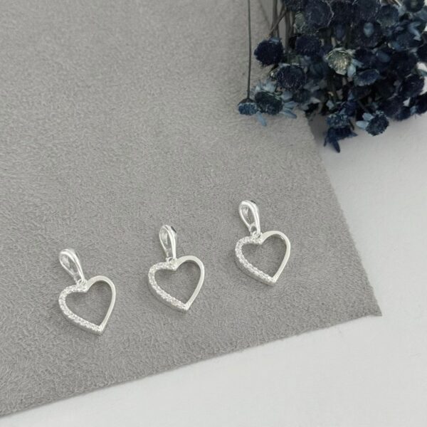 PINGENTE CORAÇÃO - PRATA 925