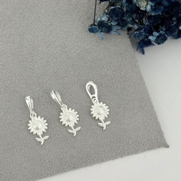 PINGENTE GIRASSOL - PRATA 925