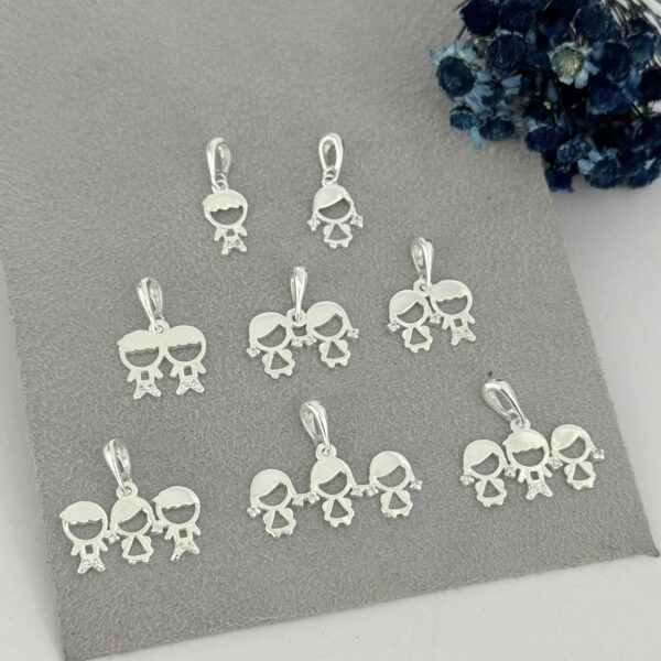 PINGENTE FILHOS - PRATA 925