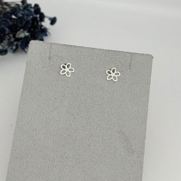 BRINCO FLORZINHA - PRATA 925