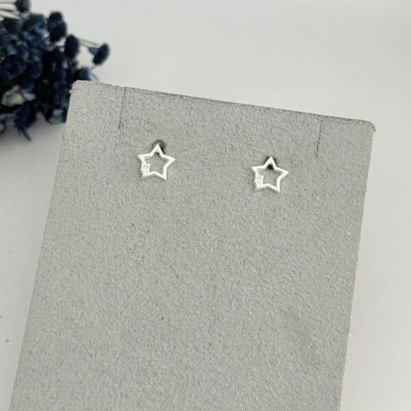 BRINCO ESTRELA - PRATA 925