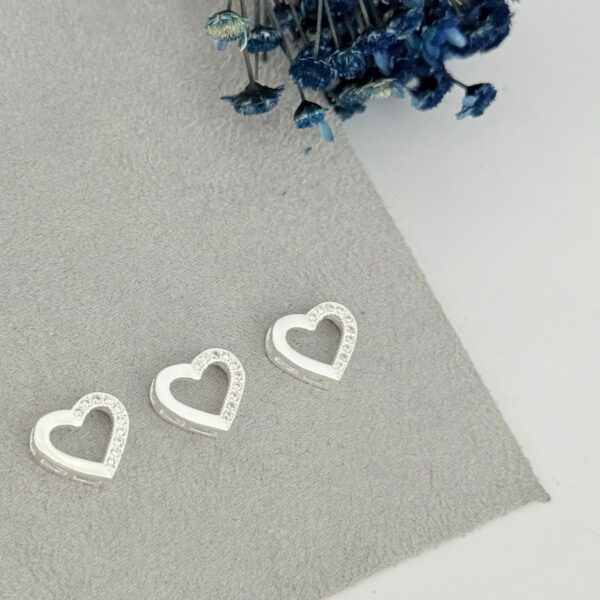 PINGENTE CORAÇÃO VAZADO - PRATA 925