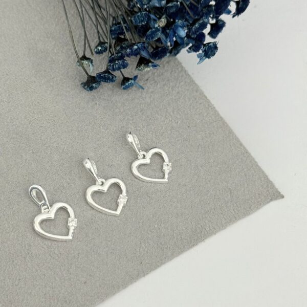 PINGENTE CORAÇÃO - PRATA 925