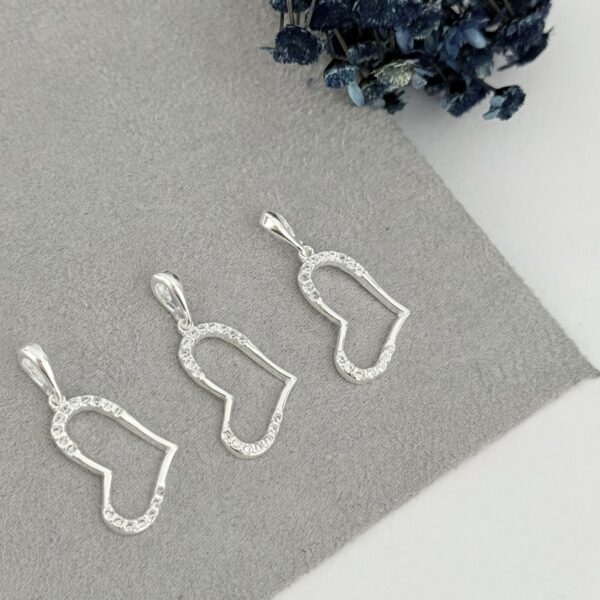 PINGENTE CORAÇÃO - PRATA 925