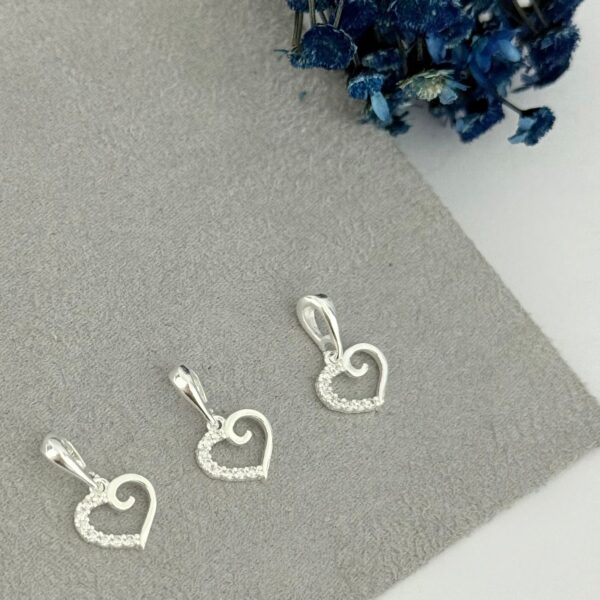 PINGENTE CORAÇÃO - PRATA 925