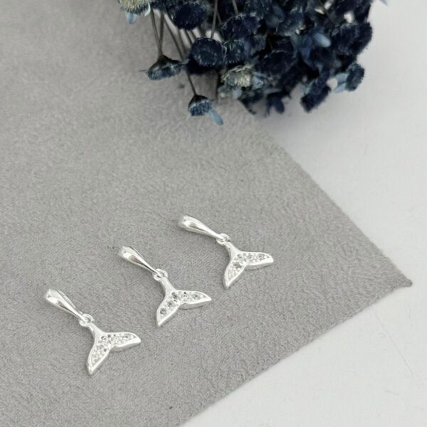 PINGENTE RABO DE BALEIA - PRATA 925