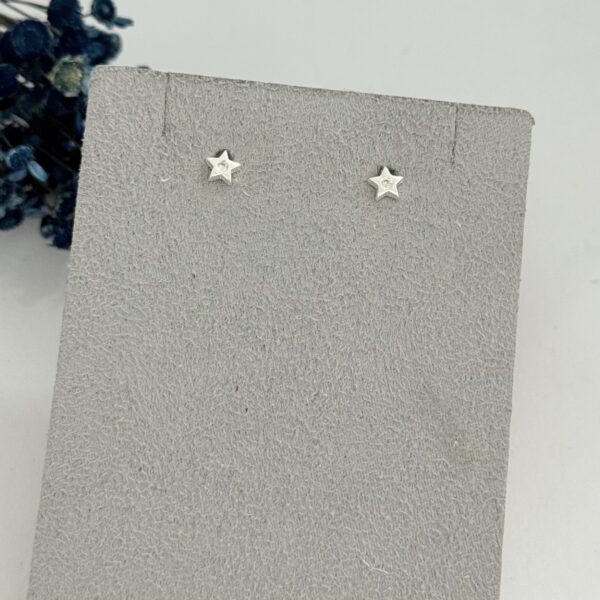 BRINCO ESTRELA  - PRATA 925