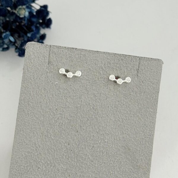 BRINCO ZIRCÔNIAS - PRATA 925