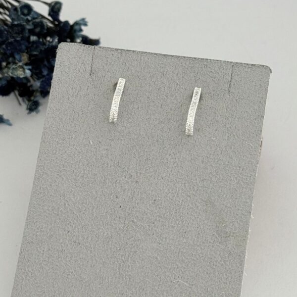 BRINCO CRAVEJADO - PRATA 925