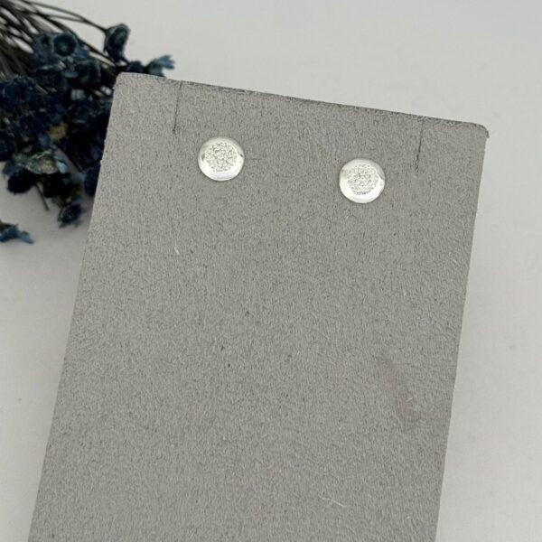 BRINCO REDONDO CRAVEJADO - PRATA 925