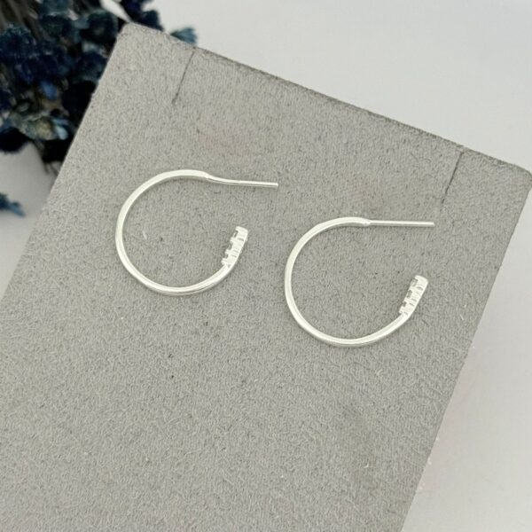 ARGOLA COM TARRAXA - PRATA 925