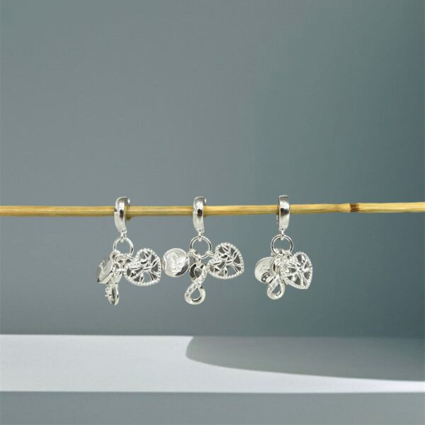 BERLOQUE FAMILY CORAÇÃO E INFINITO - PRATA 925