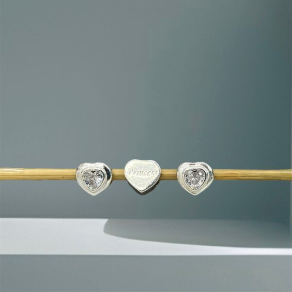BERLOQUE CORAÇÃO PRINCESS - PRATA 925