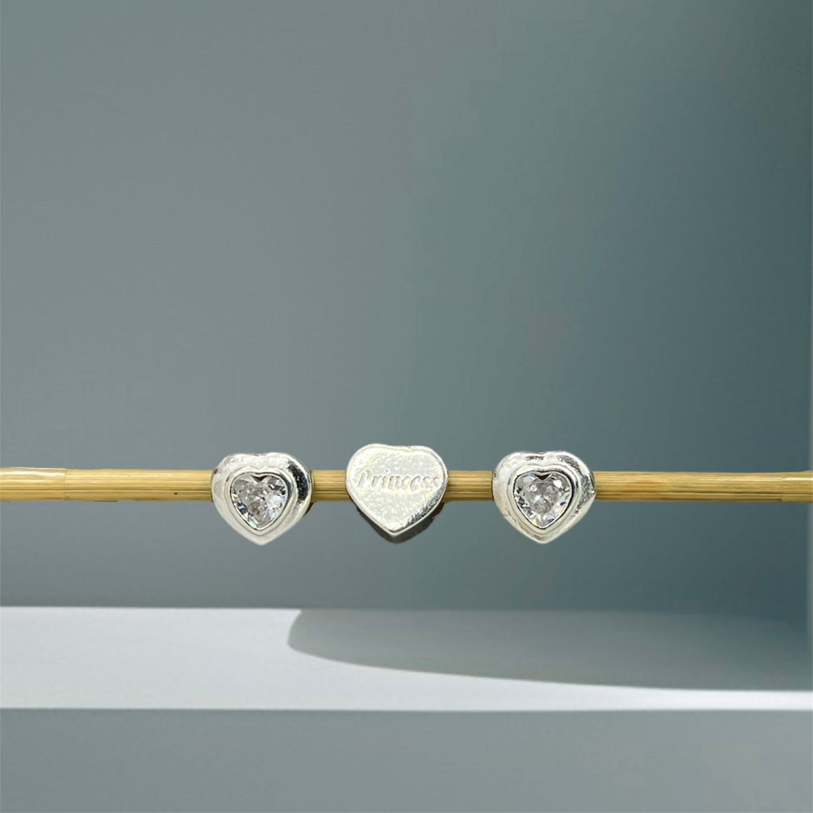 BERLOQUE CORAÇÃO PRINCESS - PRATA 925