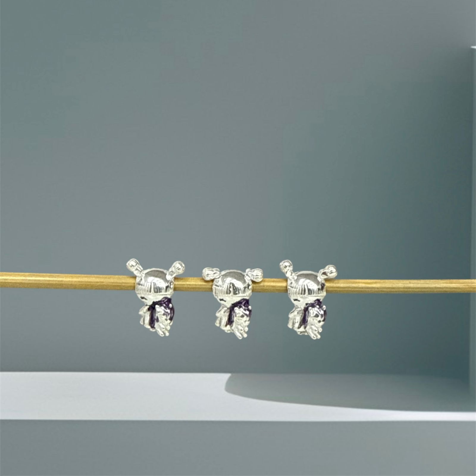 BERLOQUE MENINA COM UNICÓRNIO - PRATA 925