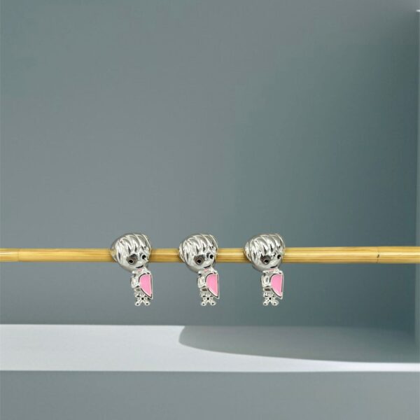 BERLOQUE MENINO COM CORAÇÃO - PRATA 925