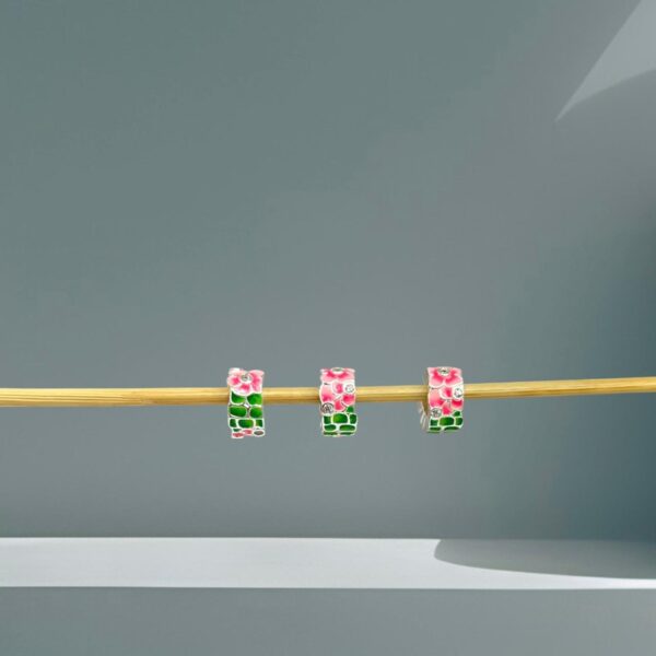 BERLOQUE SEPARADOR FLOR - PRATA 925